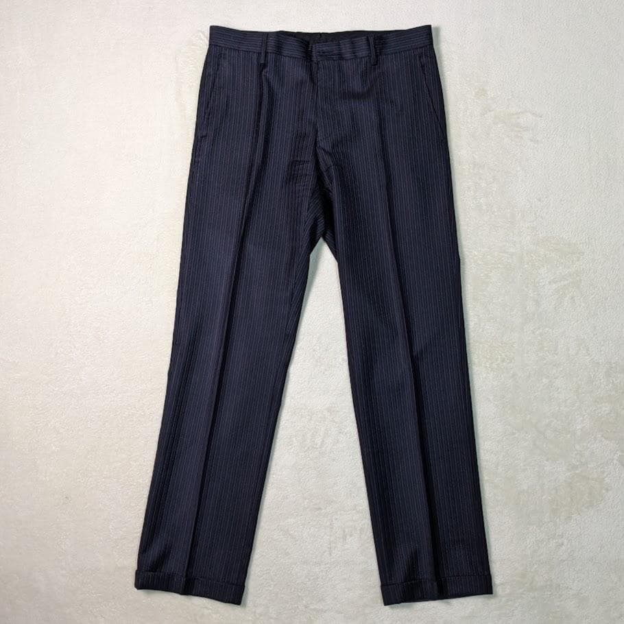 美品 ポロバイラルフローレン セットアップ スーツ イタリア製 ストライプ M