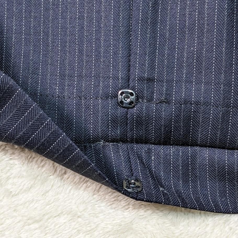 美品 ポロバイラルフローレン セットアップ スーツ イタリア製 ストライプ M