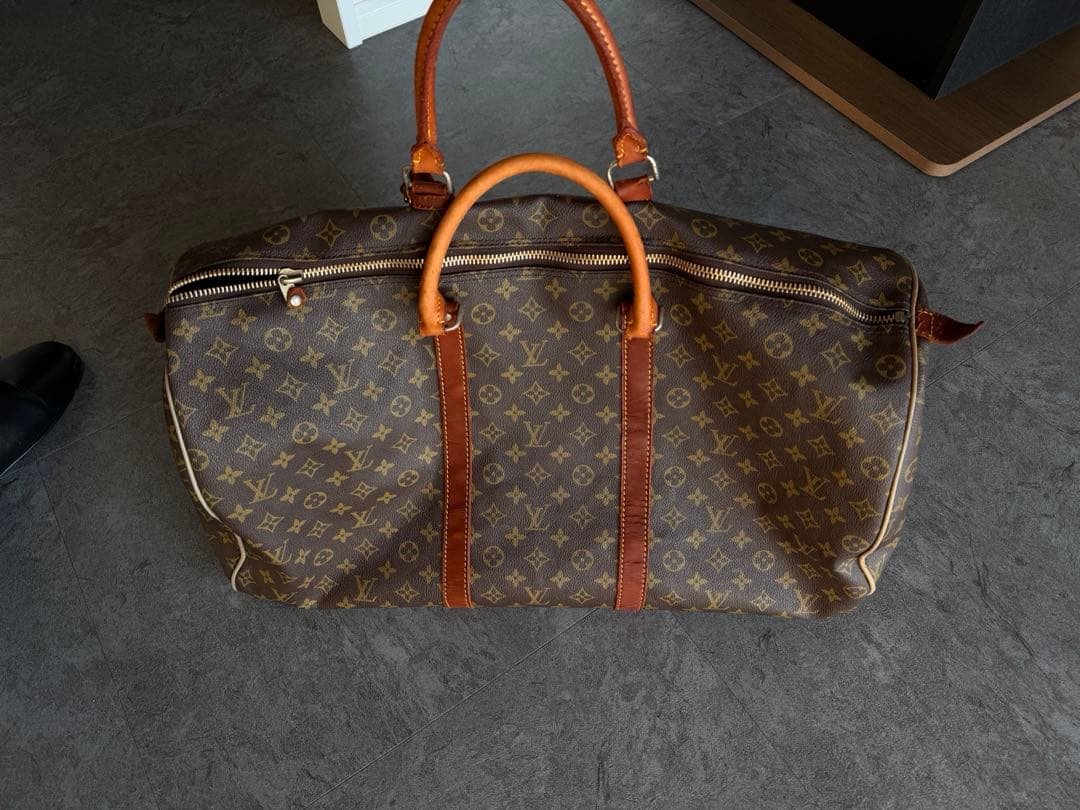 ルイヴィトン キーポル60 ボストンバッグ モノグラム 正規品鍵付きヴィンテージ