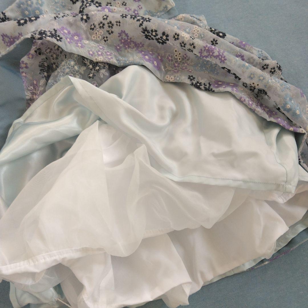 ANNA SUI 花柄ノースリーブワンピース 130