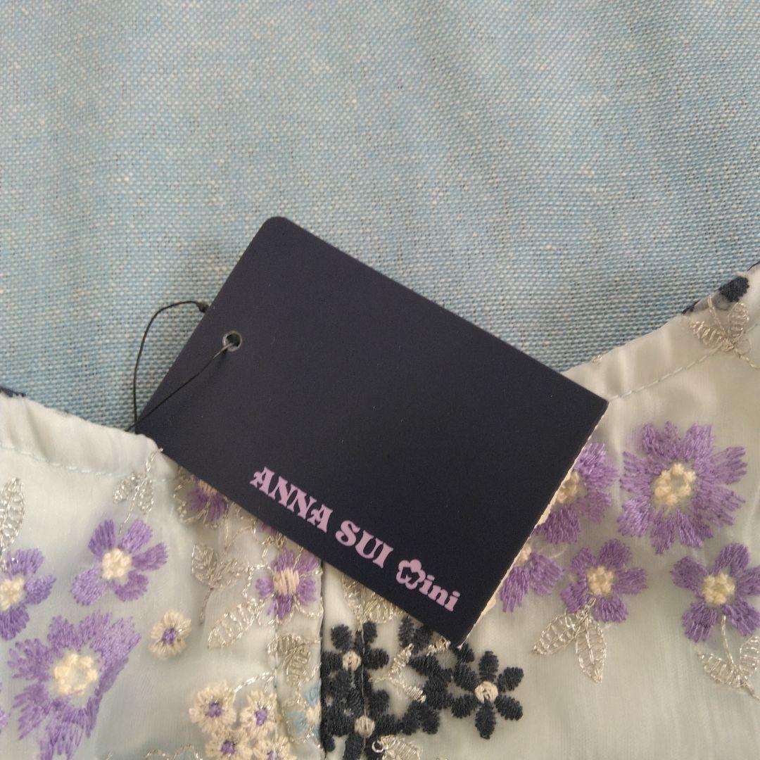 ANNA SUI 花柄ノースリーブワンピース 130