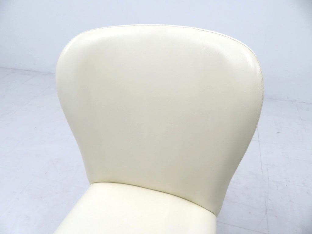 展示品　IDC大塚家具　フロイデ　本革　レザー　ダイニングチェア　2脚セット