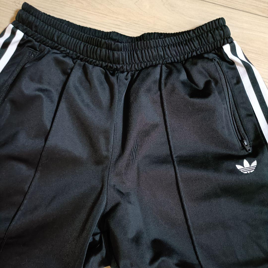 アディダス 黒 ベッケンバウアー ジャージパンツ ジェンダーニュートラル男性XS