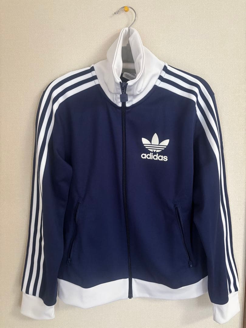 adidas ベッケンバウアー トラックジャケット ジャージ ネイビー