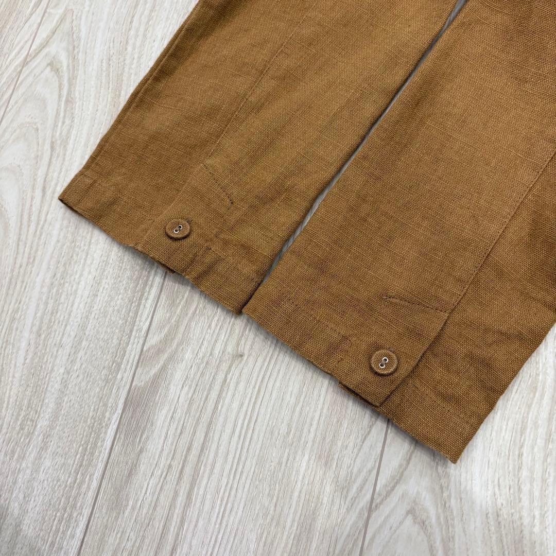 【美品】fog linen work ライリー リネン100% ロングコート