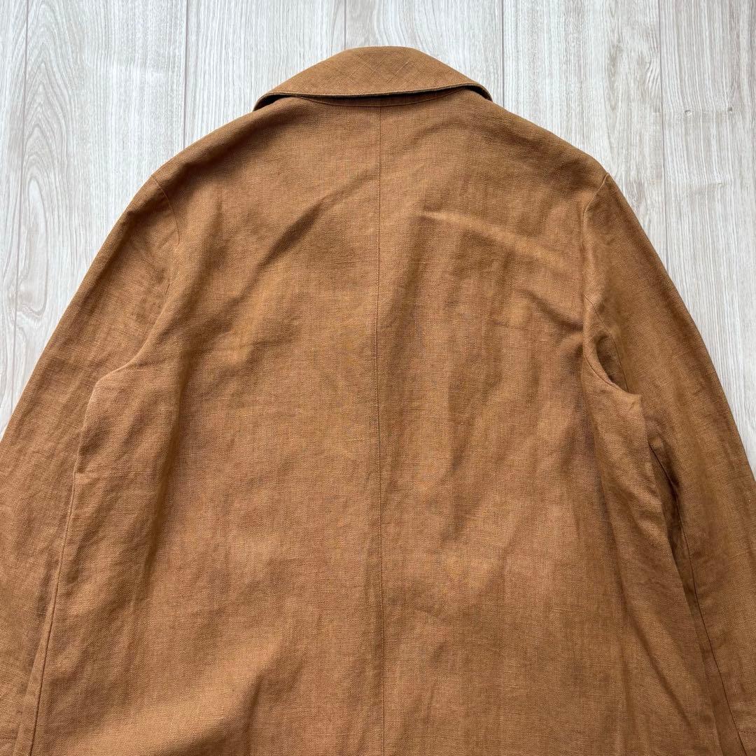 【美品】fog linen work ライリー リネン100% ロングコート
