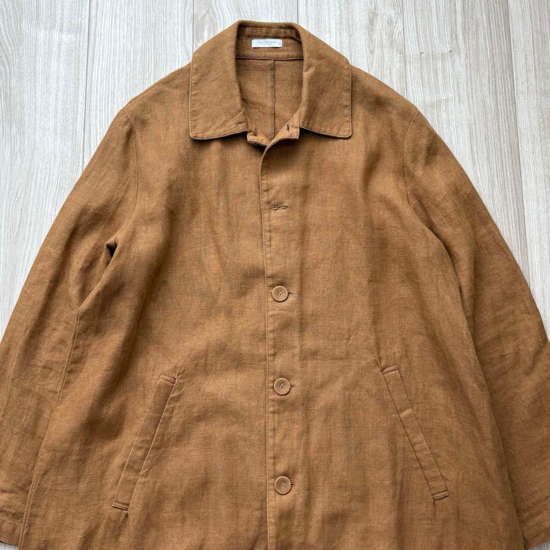 【美品】fog linen work ライリー リネン100% ロングコート