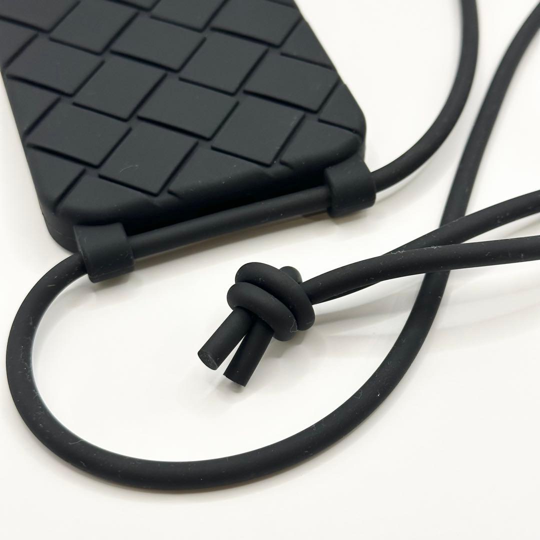 【新品未使用】BOTTEGA VENETA 　iPhoneケース14pro　紐付