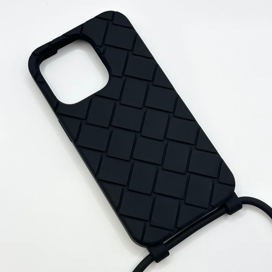 【新品未使用】BOTTEGA VENETA 　iPhoneケース14pro　紐付