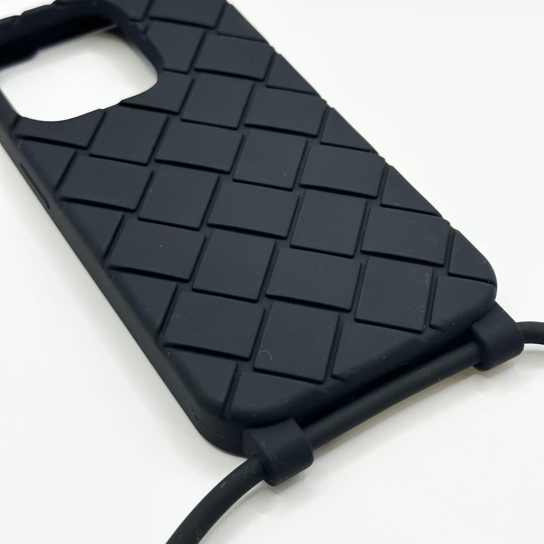 【新品未使用】BOTTEGA VENETA 　iPhoneケース14pro　紐付