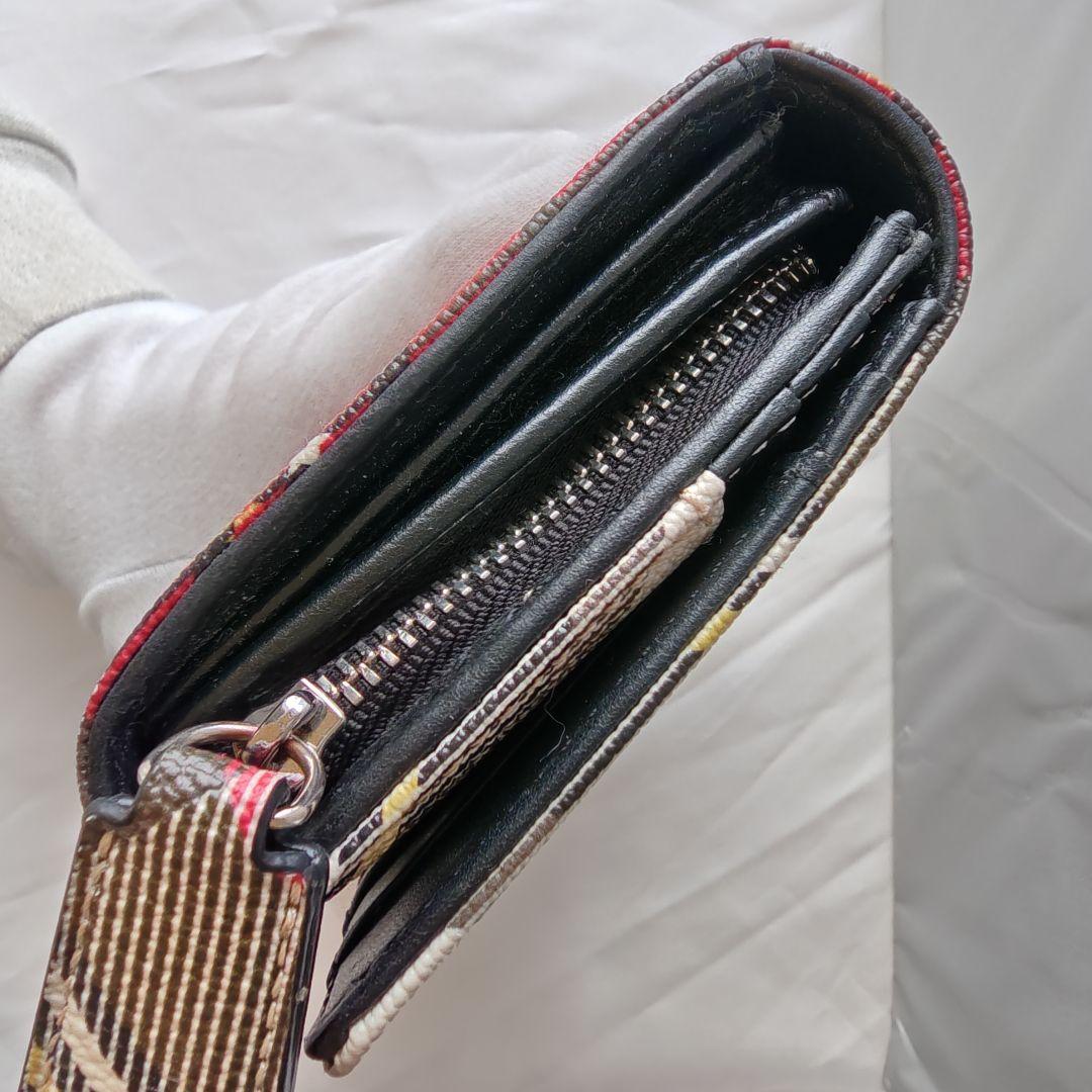 美品　ヴィヴィアンウエストウッド DERBY チェック　長財布　オーブ