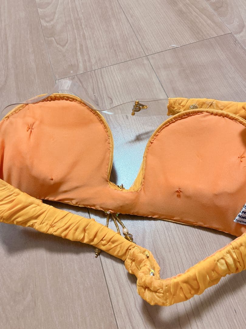 イマンザキ　Eman zaki ベリーダンス衣装　イエローオレンジ