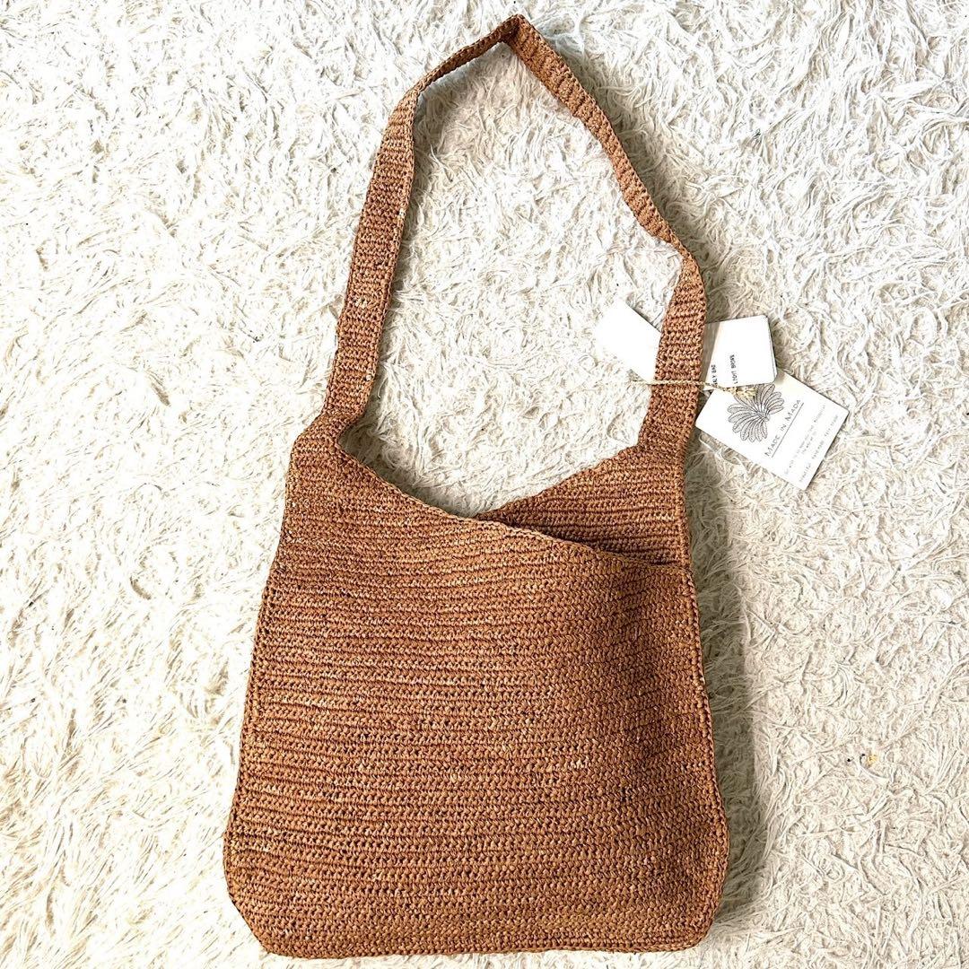 新品タグ付き✨メイドインマダ ワンショルダーバッグ マダガスカル製