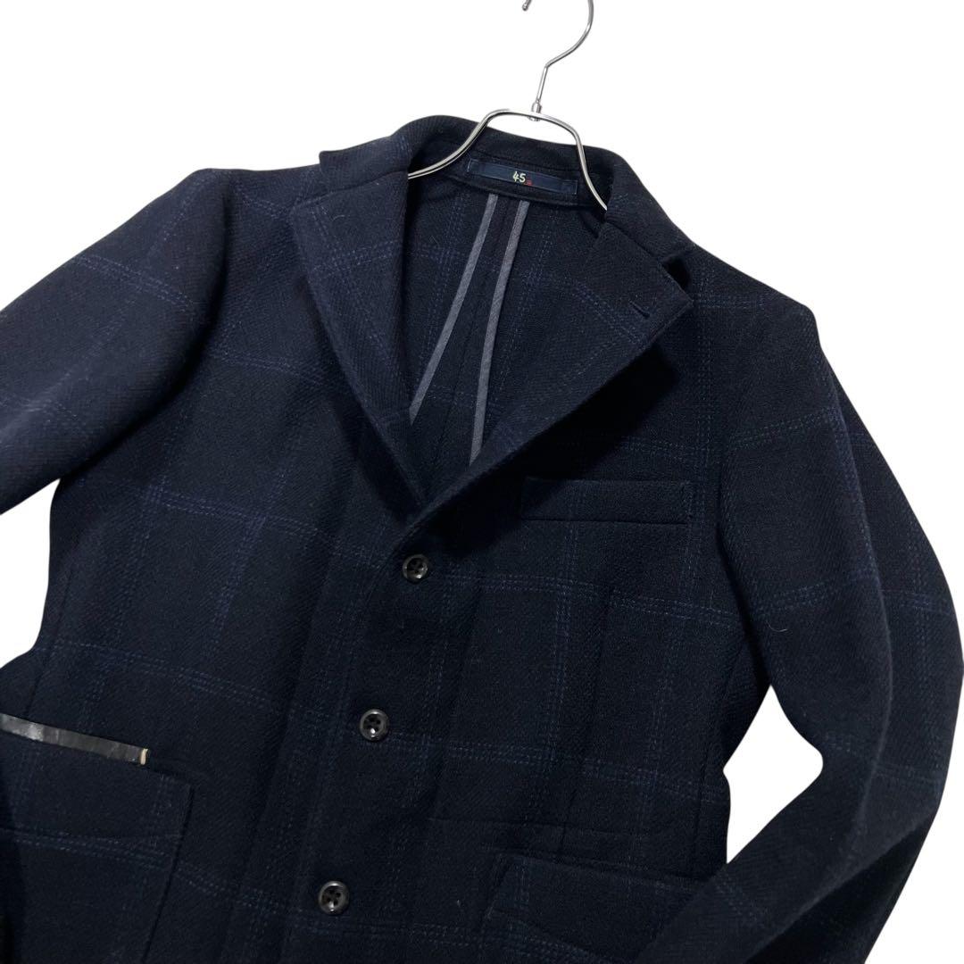 美品 45R×フォックスブラザーズ ツイード テーラードジャケット M相当3