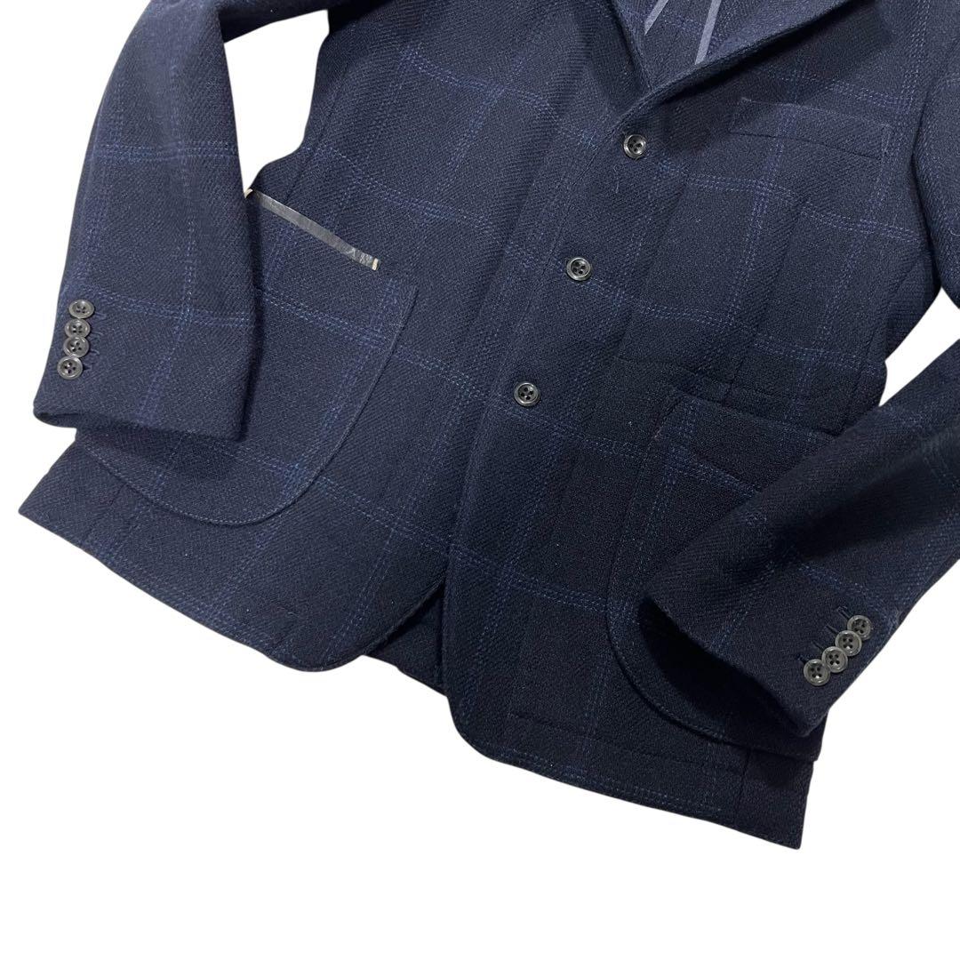 美品 45R×フォックスブラザーズ ツイード テーラードジャケット M相当3