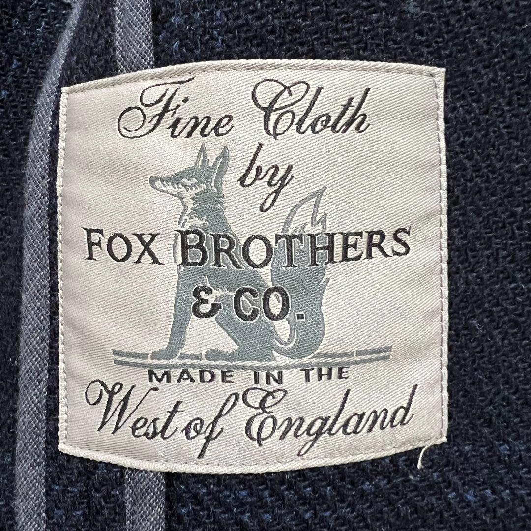 美品 45R×フォックスブラザーズ ツイード テーラードジャケット M相当3