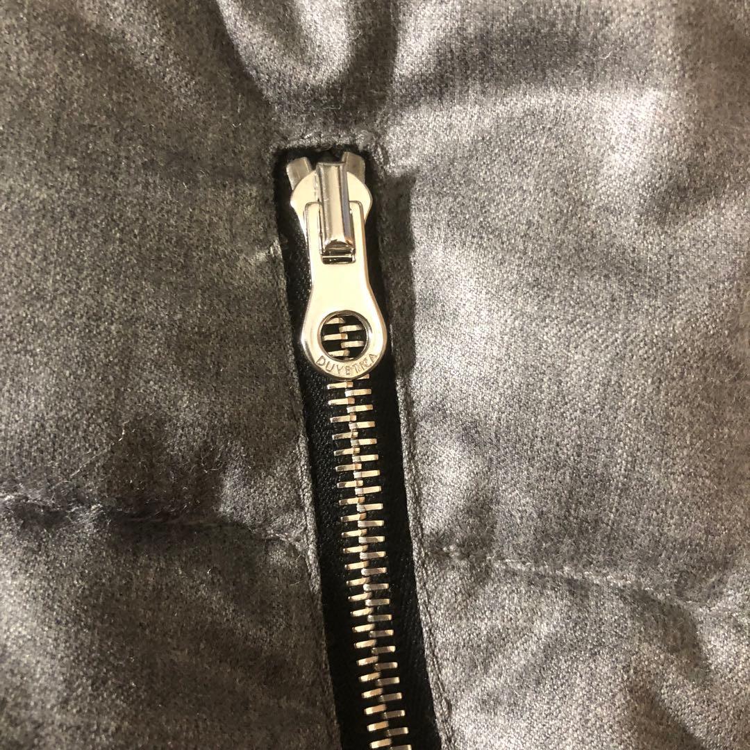極美品 DUVETICA FEBEDUE ダウンベスト カシミヤ混 グレー L