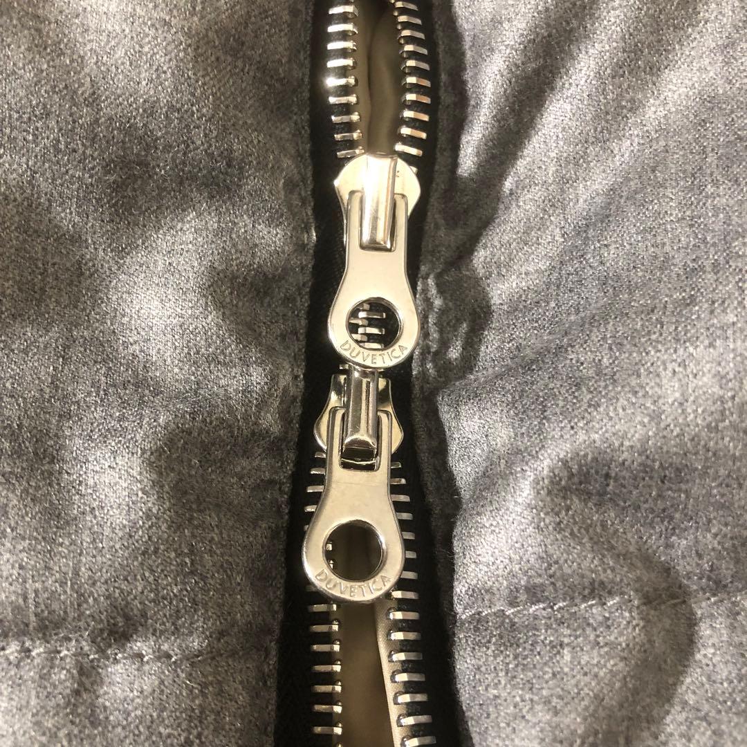 極美品 DUVETICA FEBEDUE ダウンベスト カシミヤ混 グレー L