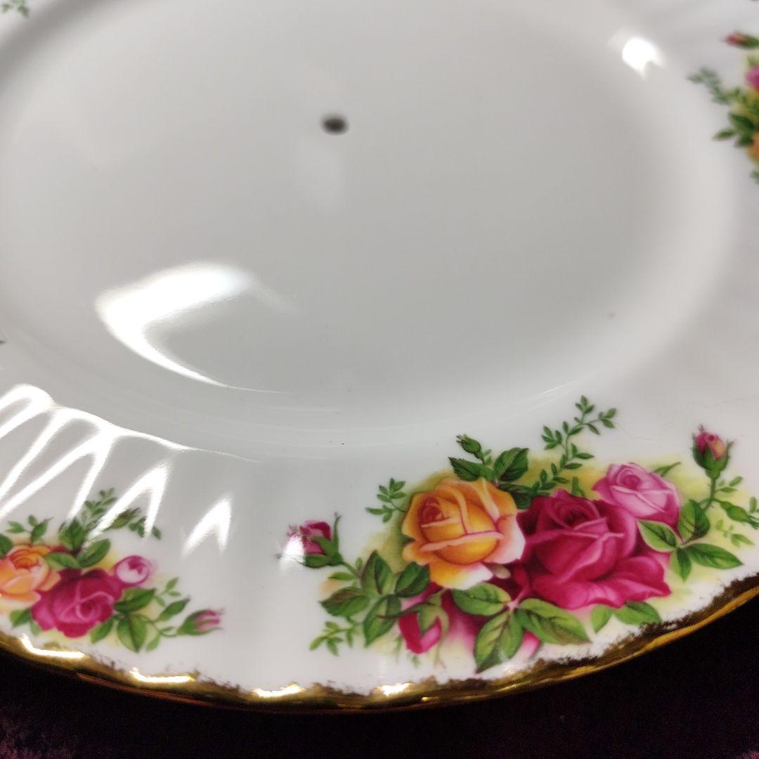 ロイヤルアルバート　オールドカントリーローズ　アフタヌーンティー用ケーキスタンド