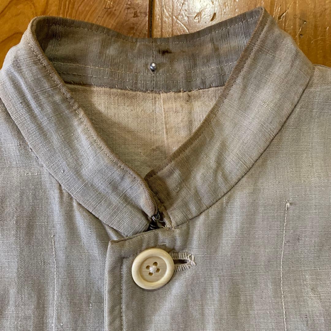 1900s〜 French製 コットンリネンジャケット