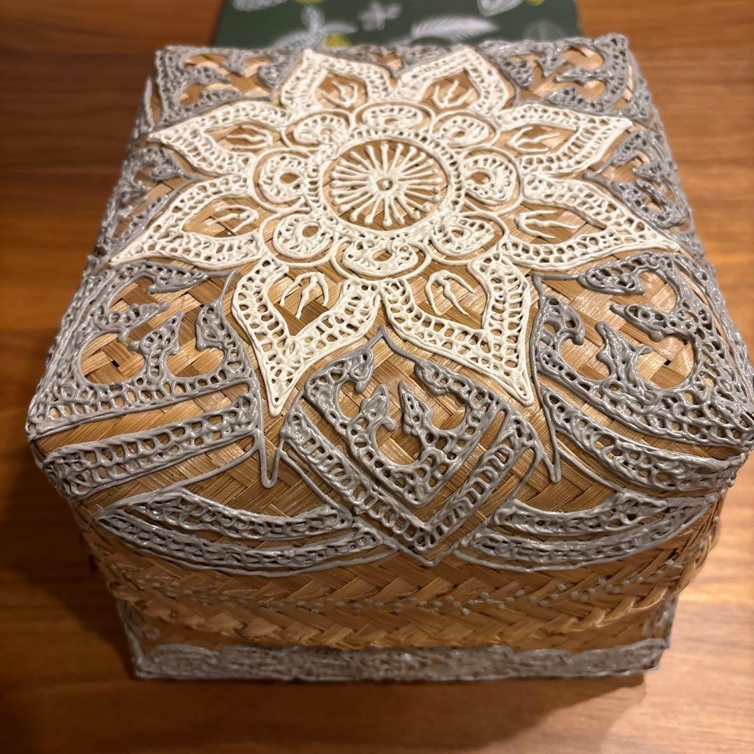 インドネシア館で購入したカゴ（M）