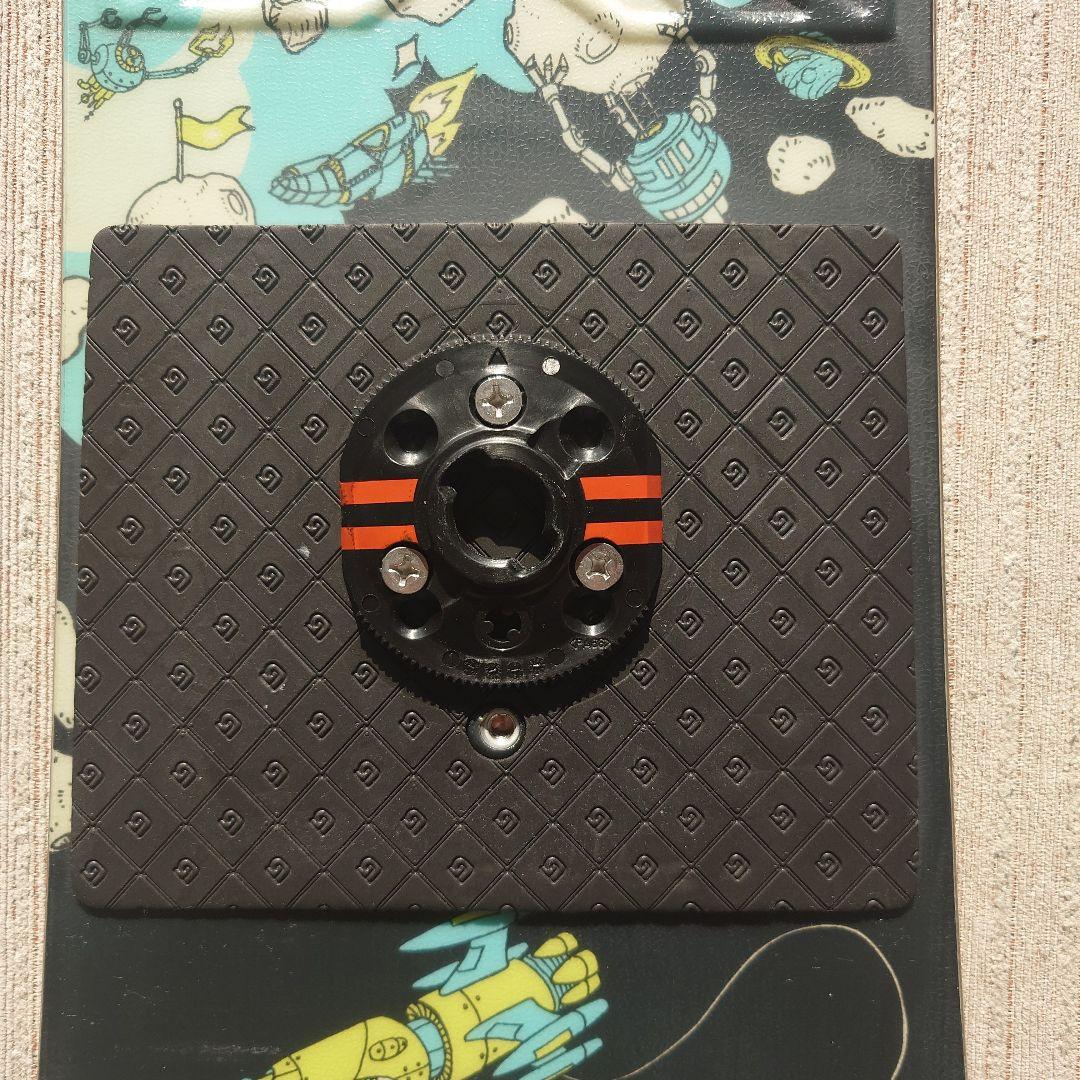 Burton スノーボード ロボットデザイン バインディング付き