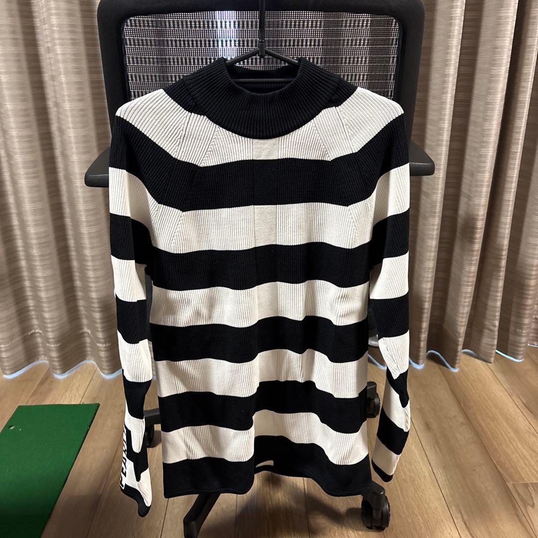 PEARLY GATES ストライプセーター