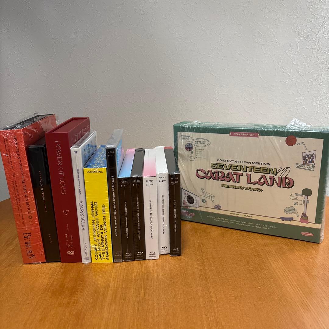 SEVENTEEN DVDセットとメモリーブック