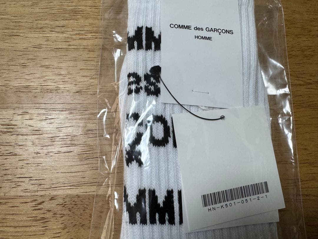 COMME des GARÇONS HOMME ギャルソン ロゴソックス 靴下