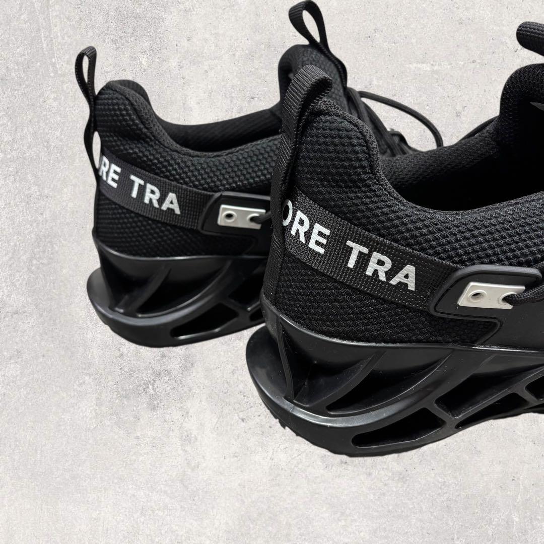 アボカドBEAXIS 今村式スリムコアスニーカー 2 S オールブラック