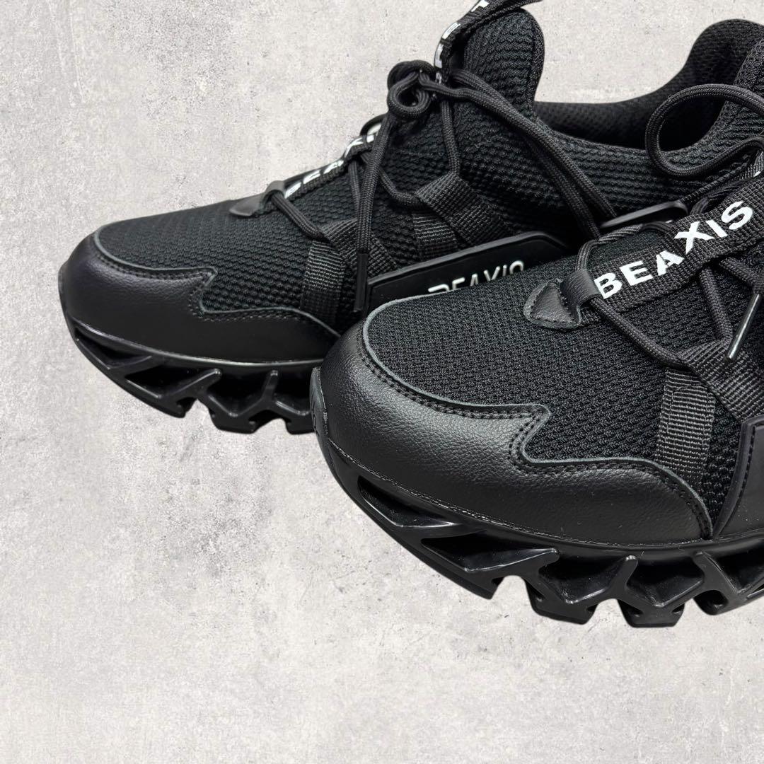 アボカドBEAXIS 今村式スリムコアスニーカー 2 S オールブラック