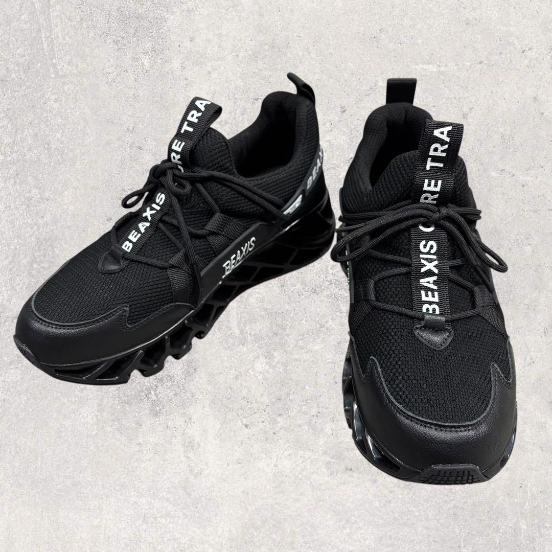 アボカドBEAXIS 今村式スリムコアスニーカー 2 S オールブラック