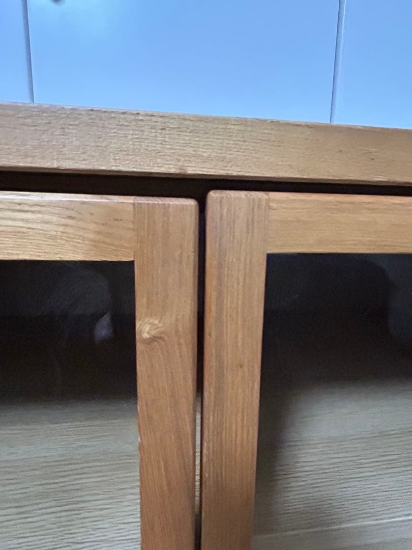 無印良品 オーク材 食器棚 観音開き