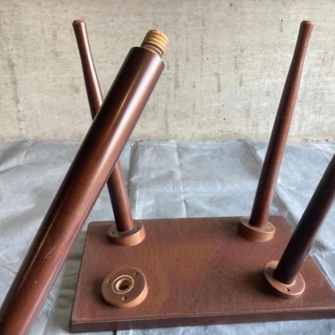 古いテーブル コーヒーテーブル サイドテーブル 木製 当時物 昭和レトロ