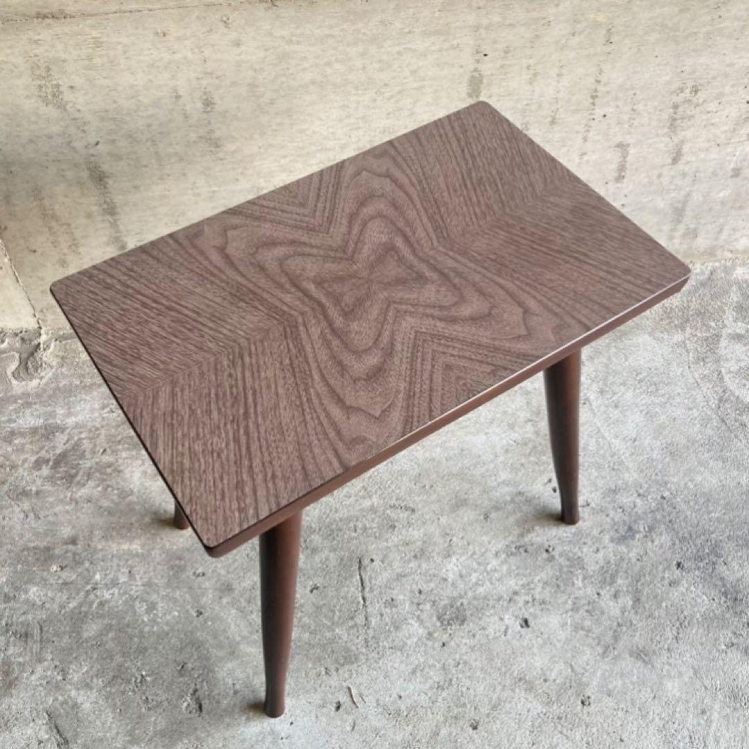 古いテーブル コーヒーテーブル サイドテーブル 木製 当時物 昭和レトロ