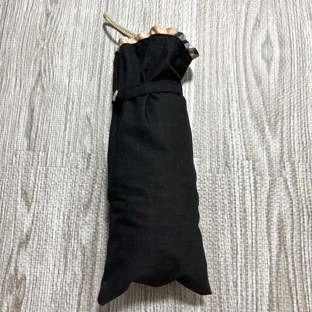 BURBERRY バーバリー ノバチェック 日傘 黒 晴雨兼用 折りたたみ傘