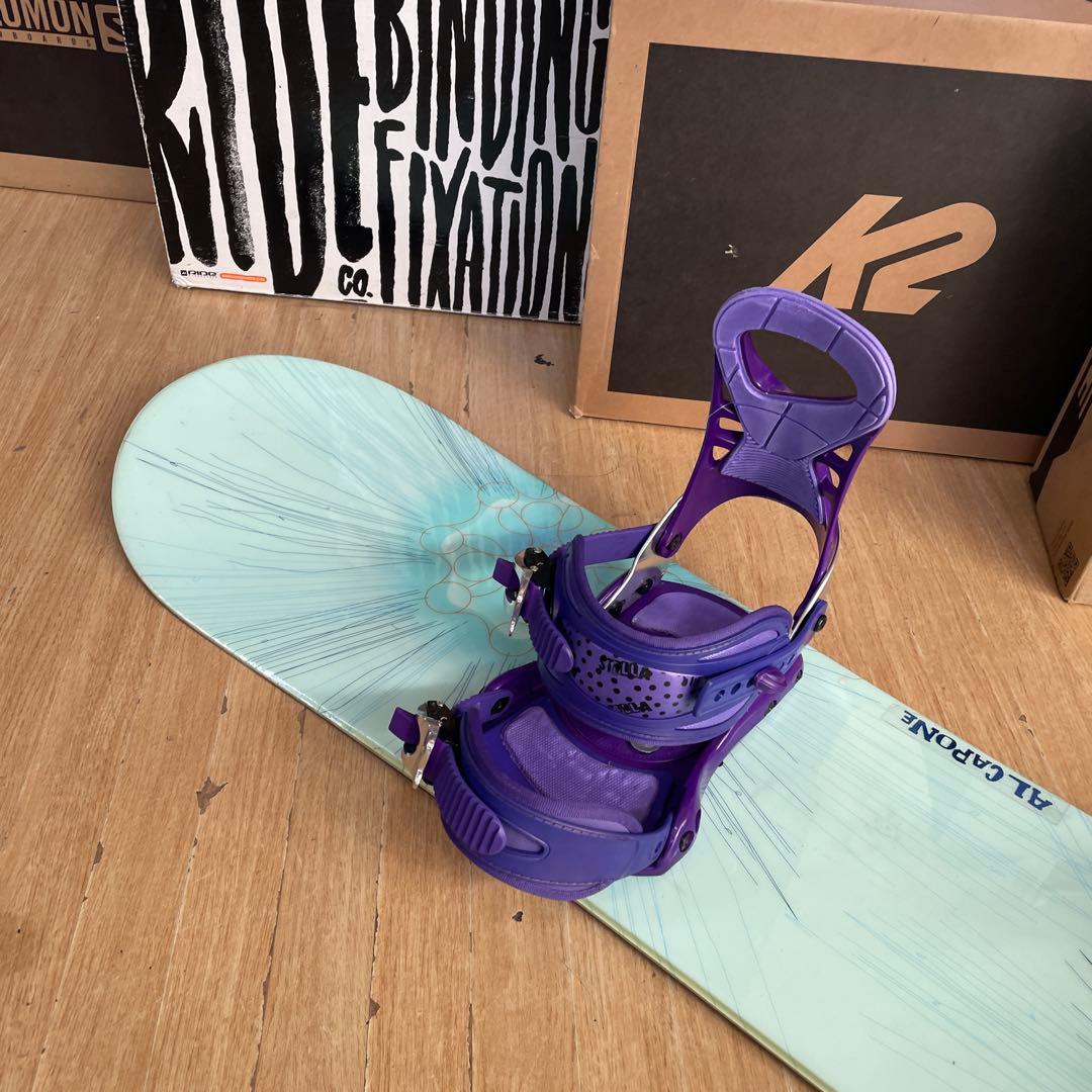 BURTON　バートン　バインディング付　スノーボードセット　FETHER