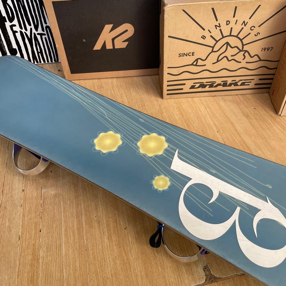 BURTON　バートン　バインディング付　スノーボードセット　FETHER