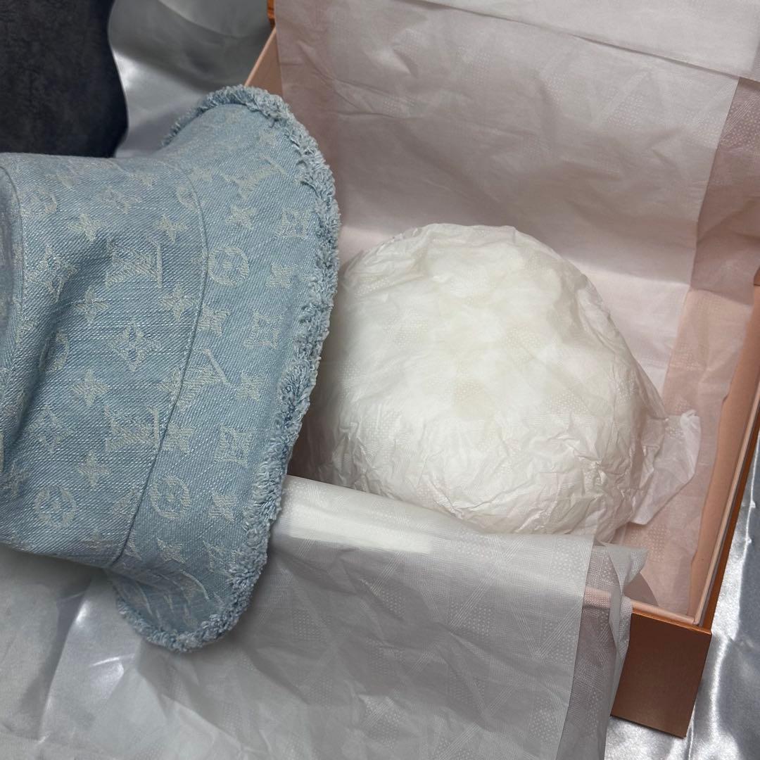 ルイヴィトン バケットハット デニム モノグラム