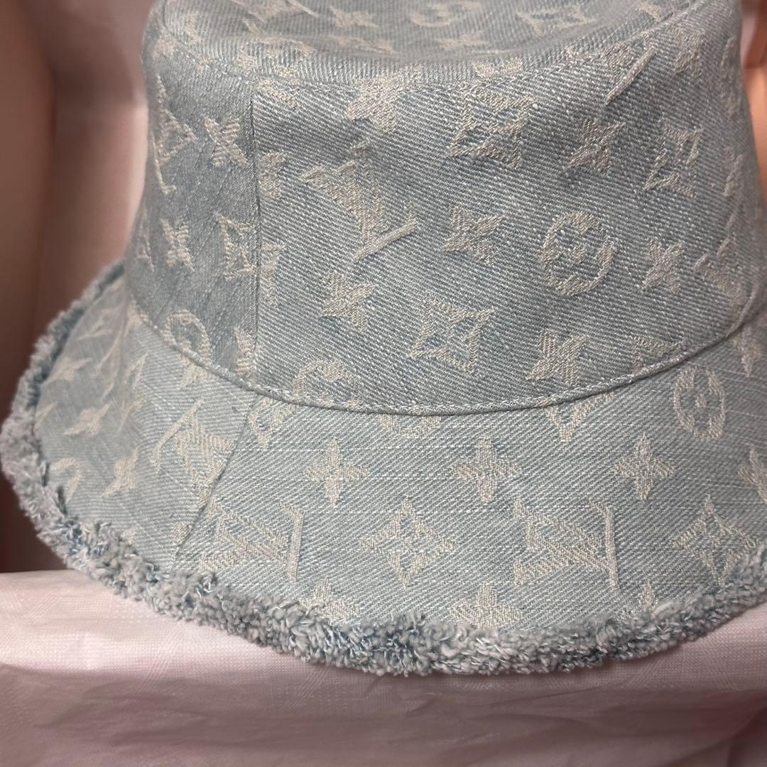 ルイヴィトン バケットハット デニム モノグラム