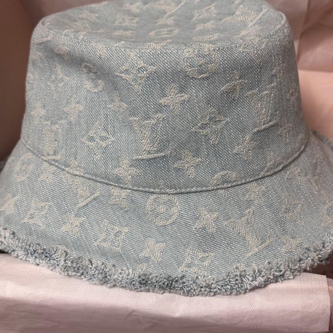 ルイヴィトン バケットハット デニム モノグラム