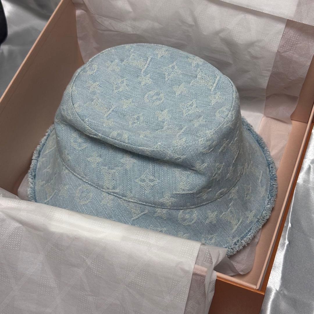 ルイヴィトン バケットハット デニム モノグラム