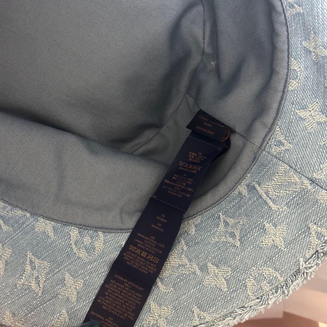 ルイヴィトン バケットハット デニム モノグラム