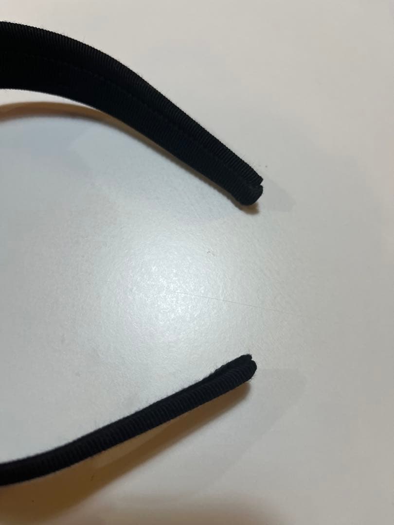 ブラックラインストーンヘアバンドセット
