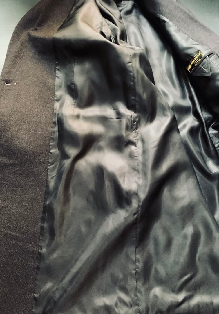 PIERO MASSA. ヴィンテージ　クラシックカシミアコート　伊製　茶