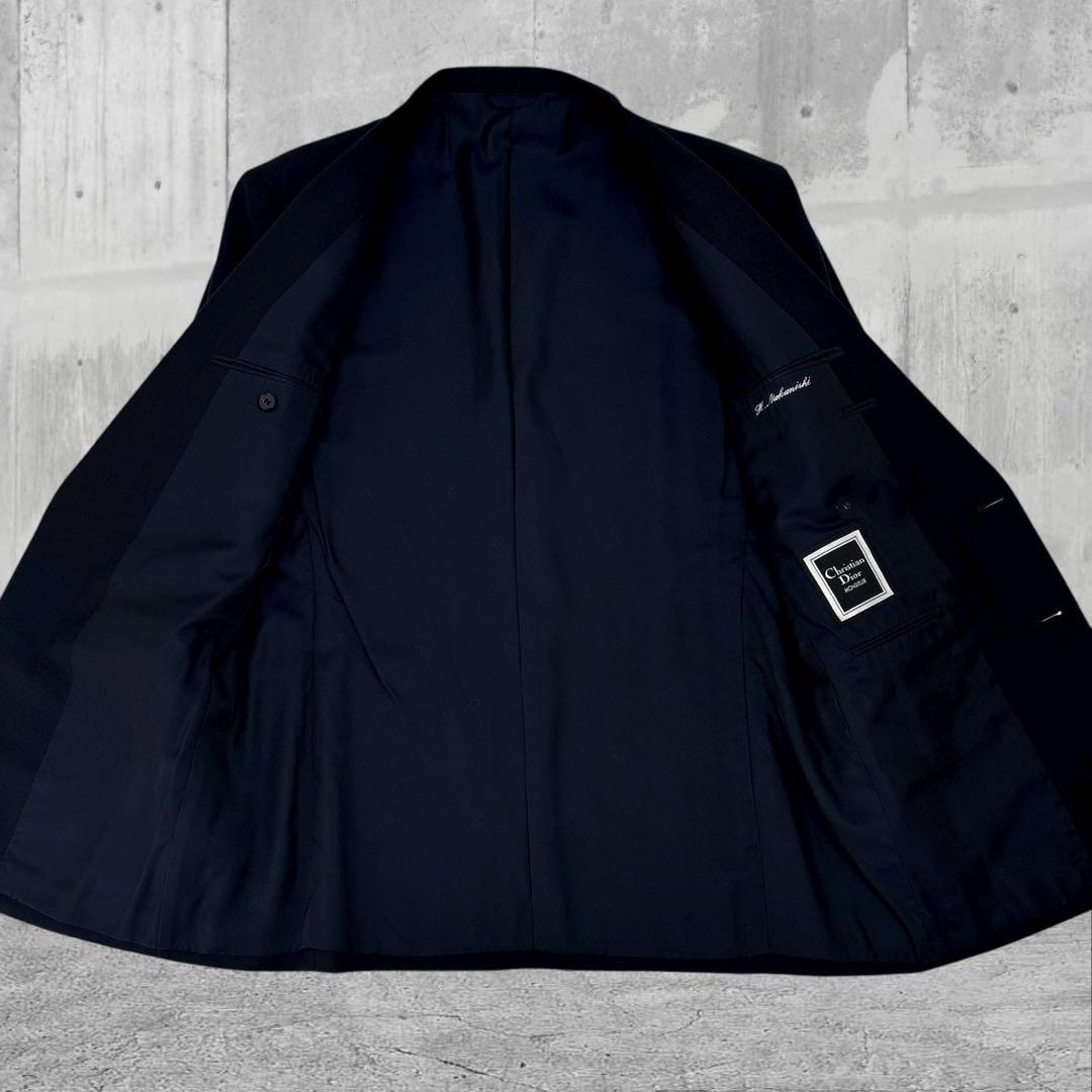 【極美品】Dior　クリスチャンディオール　スーツ　セットアップ　ジャケット　黒