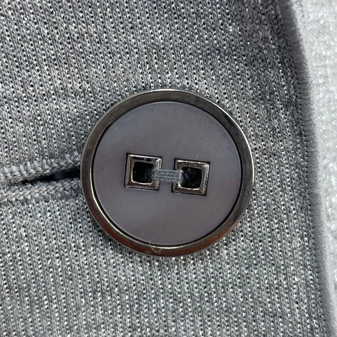 ☆ほぼ未使用☆レリアン　シルバーラメ入りテーラードジャケット　シングルボタン