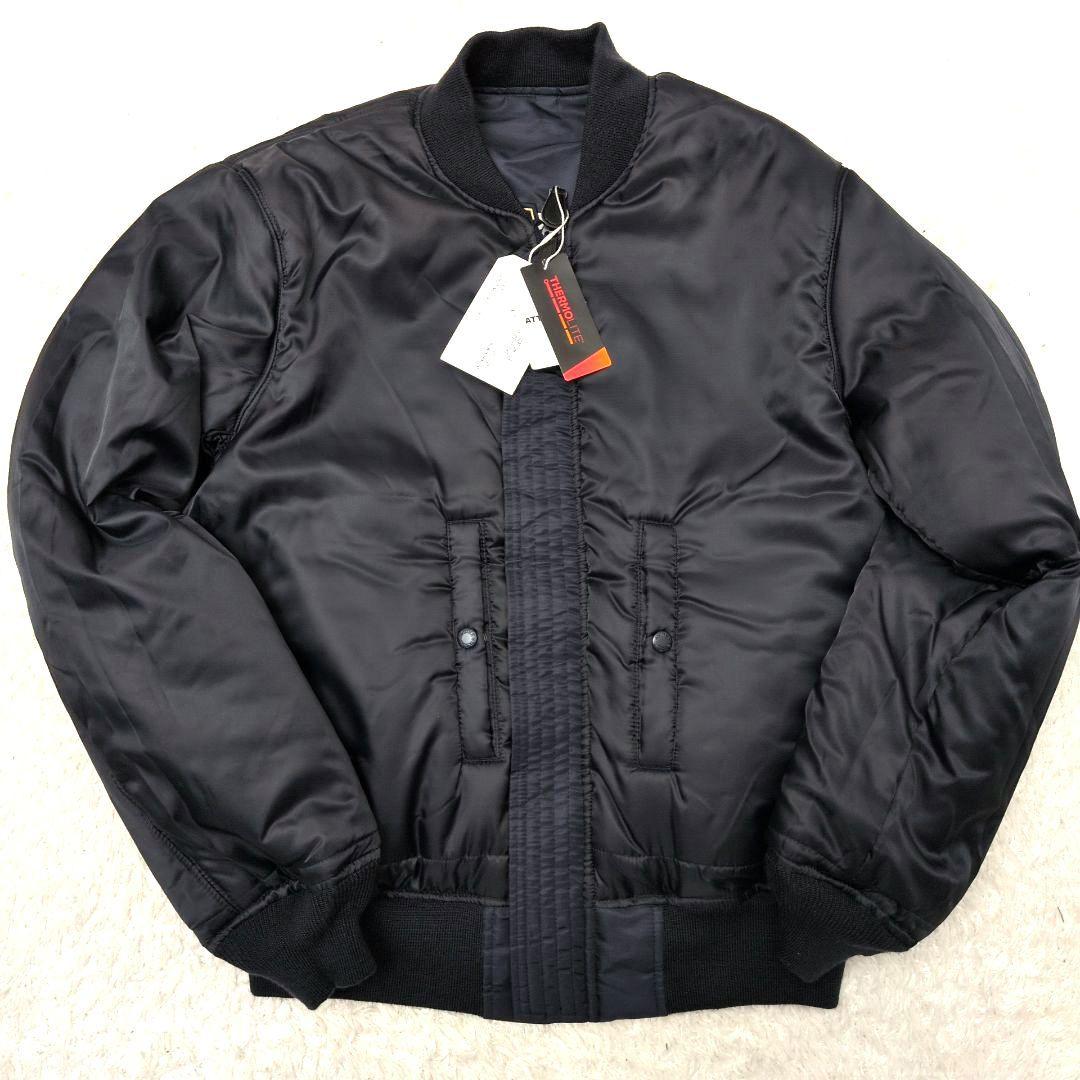 【未使用保管品 タグ付き XL】アヴィレックス　MA-1　リバーシブル　ネイビー