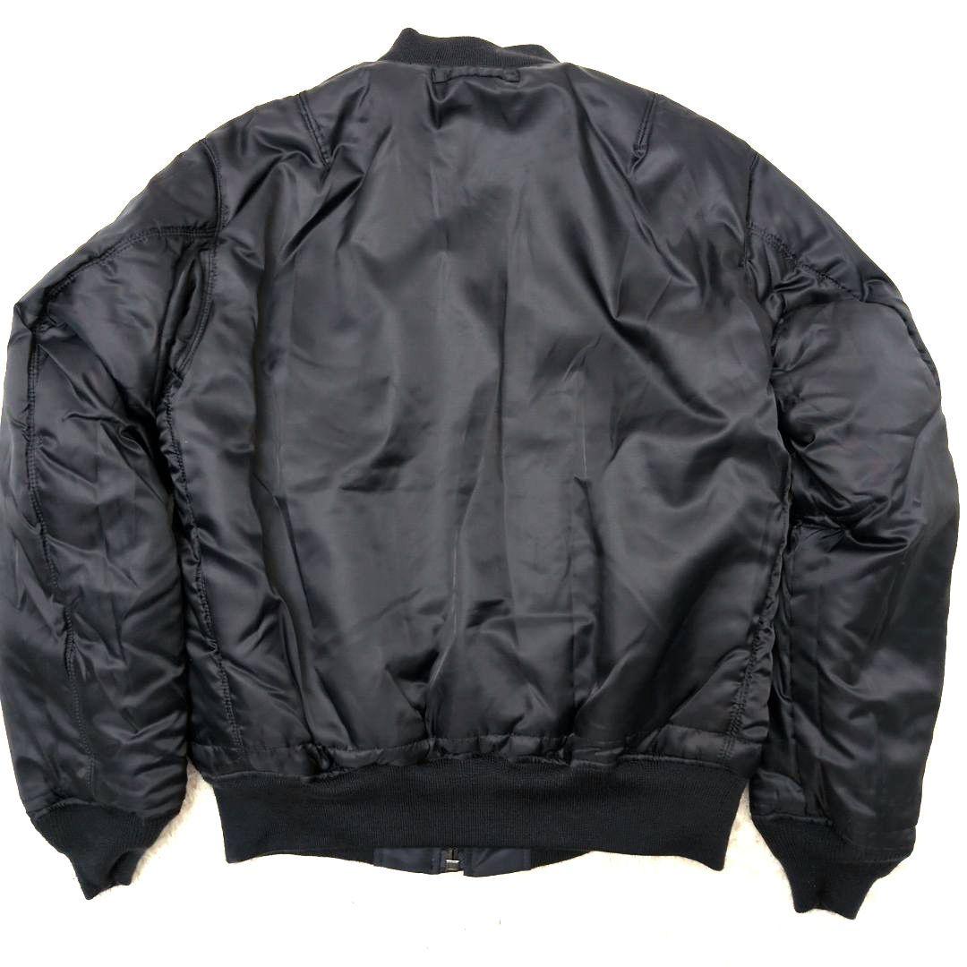 【未使用保管品 タグ付き XL】アヴィレックス　MA-1　リバーシブル　ネイビー