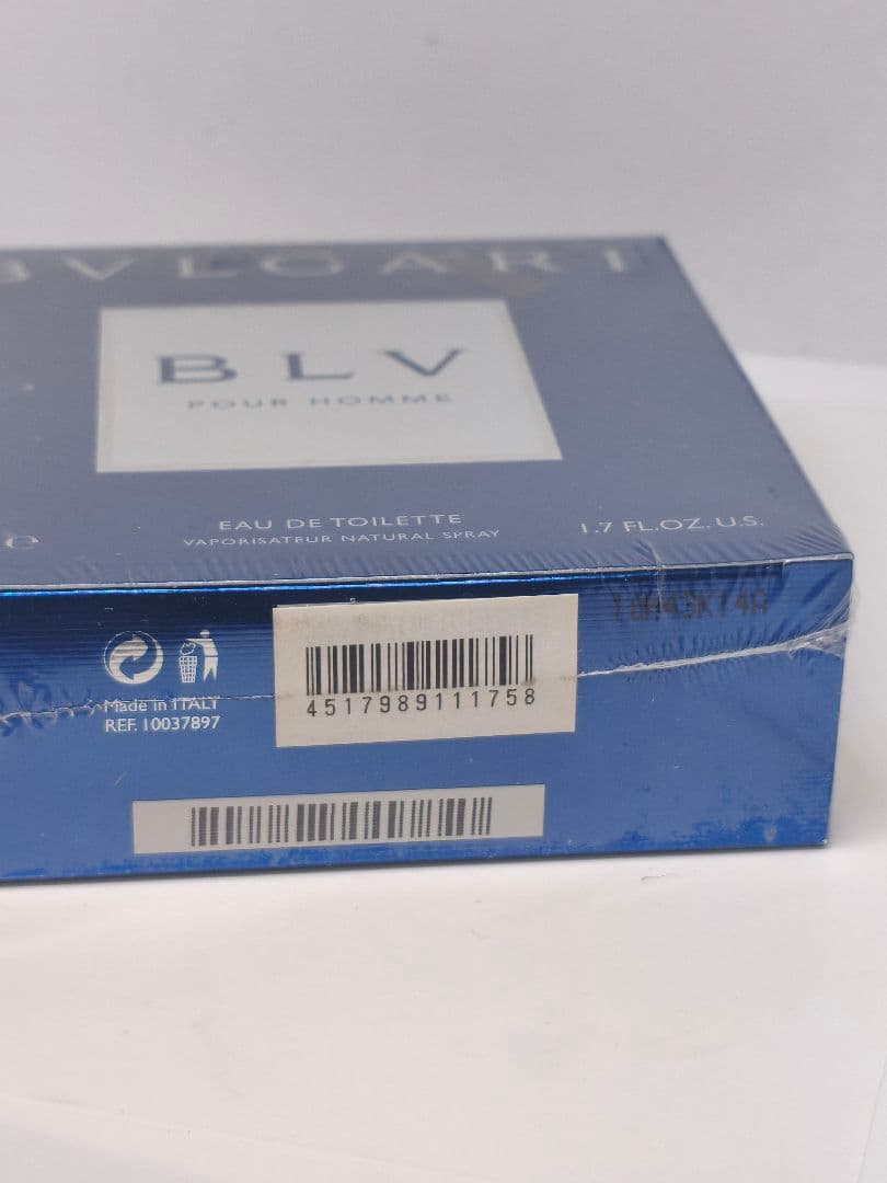 日本語ラベル　フィルム付き未開封　ブルガリ　ブルー　プールオム　50ml